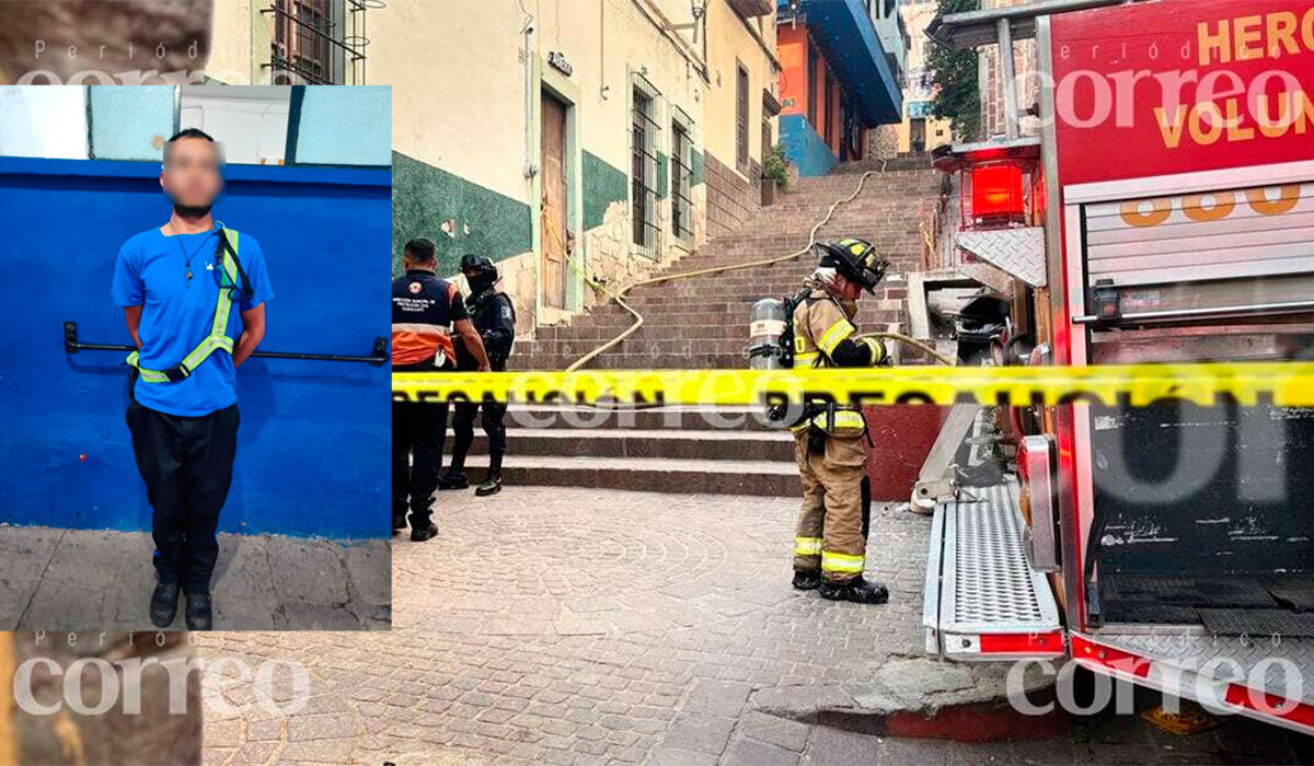 Identifican a presunto responsable de incendios en el antiguo Cine Guanajuato