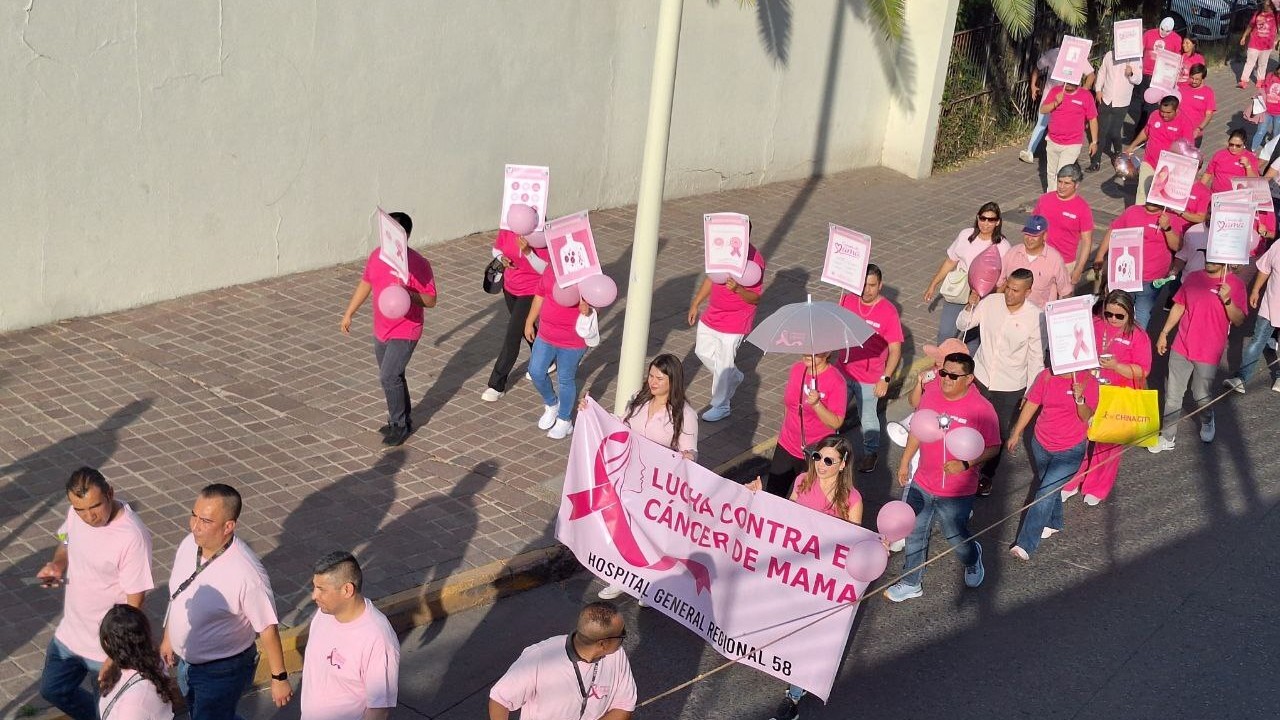 ¡Autoexplorate! Caminata rosa contra el Cáncer de Mama busca concientizar en Guanajuato