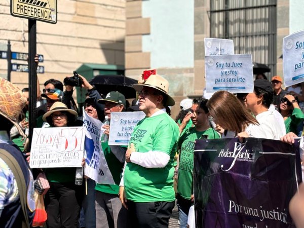 Jueces y magistrados marchan en defensa de la autonomía judicial en la capital: 'La justicia no se vota'