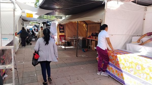 Exigen instalar baños públicos para comerciantes en el jardín principal de Salamanca