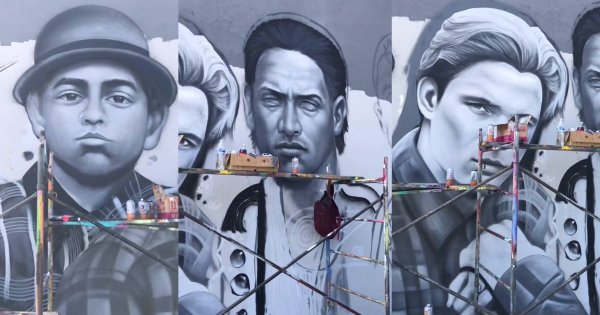 Video | Hacen homenaje a Sangre por Sangre en nuevo mural en León, ¿dónde está?