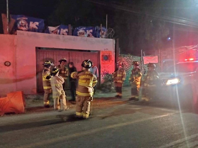 Se incendia bodega de Paseo de la Presa en Guanajuato capital