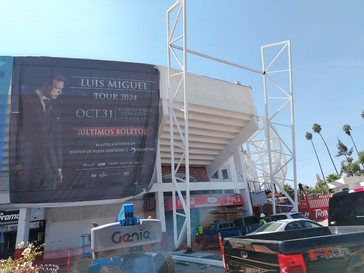 ¿Adiós al concierto de Luis Miguel en Irapuato? Estadio Sergio León no estará listo 