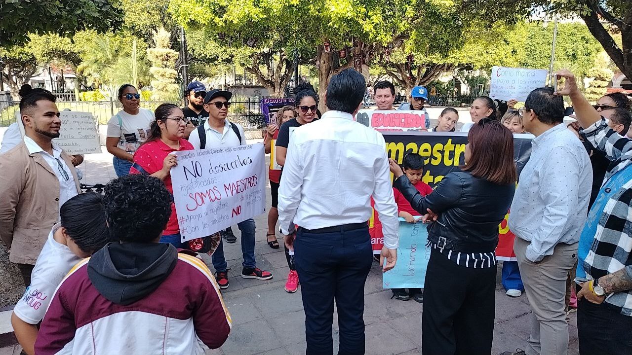 Continuan manifestaciónes de maestros en Salamanca ¿qué piden? 