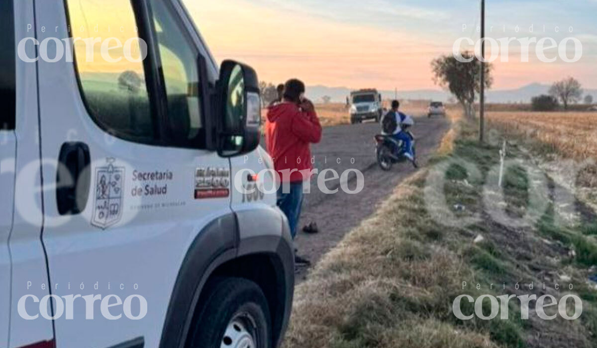 Hallan a hombre atropellado entre Michoacán y Pénjamo, Guanajuato