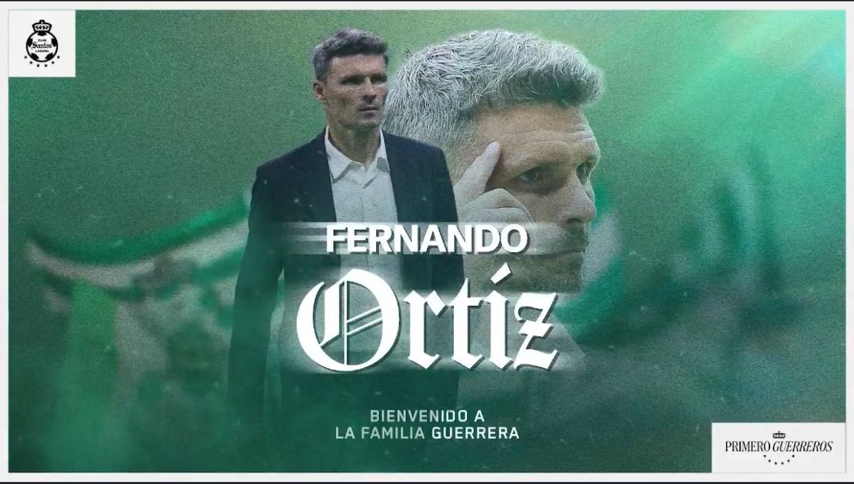 Fernando Ortiz regresa a Santos Laguna como director técnico para el Clausura 2025