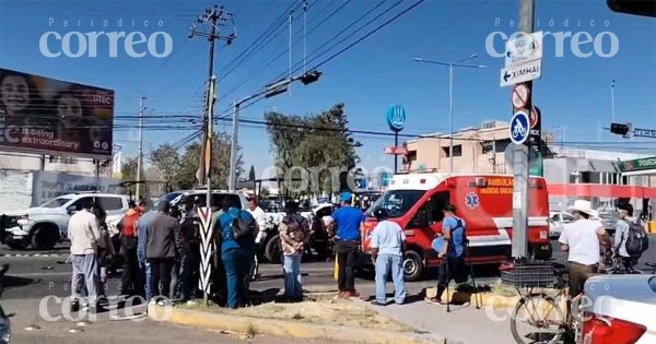 Choque de patrulla en Celaya deja 4 heridos, entre ellos dos elementos ¿qué pasó?