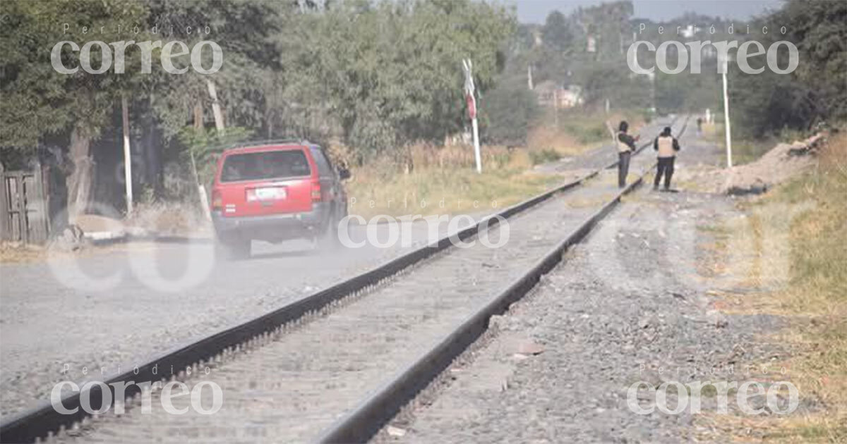 Muere hombre tras ser arrollado por el tren en la comunidad Refugio de Los Sauces de Silao 