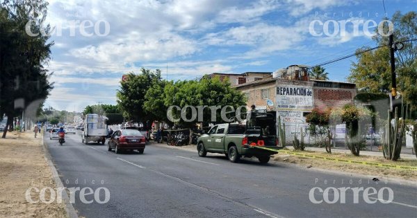 Balacera en Celaya deja dos heridos en taller de motocicletas en la colonia Benito Juárez