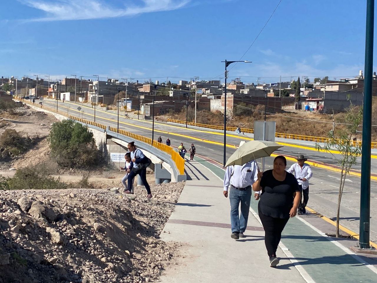 Habilitan puente de Barranca de Venaderos; se invirtieron 81 millones de pesos