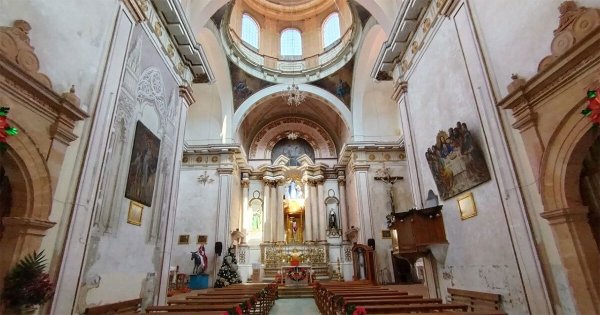 Templo de Mineral de la Luz en Guanajuato con grietas por explosiones mineras “ya se está cayendo”