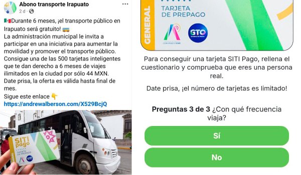 Alertan por tarjetas SITI falsas para viajar gratis en Irapuato ¡Podrían robar tus datos!