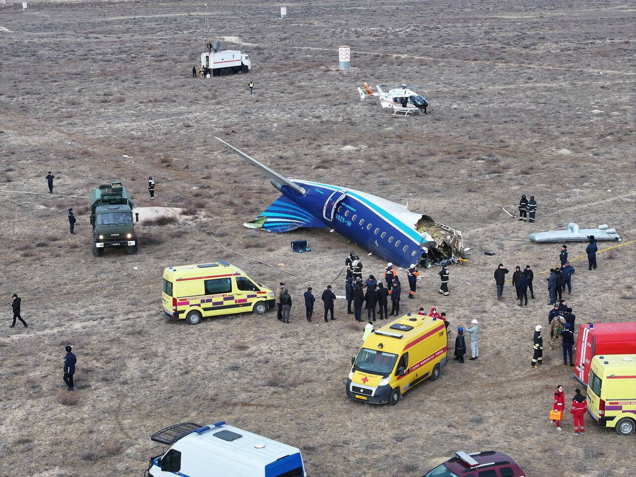 Aerolínea dice que ccidente aéreo en Kazajistán fue por una “interferencia externa“