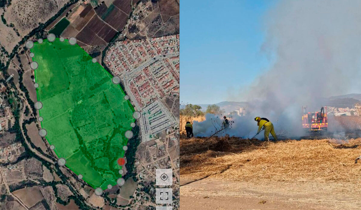 Bomberos apagan incendio en Guanajuato capital que dañó 45 hectáreas y piden evitar pirotecnia