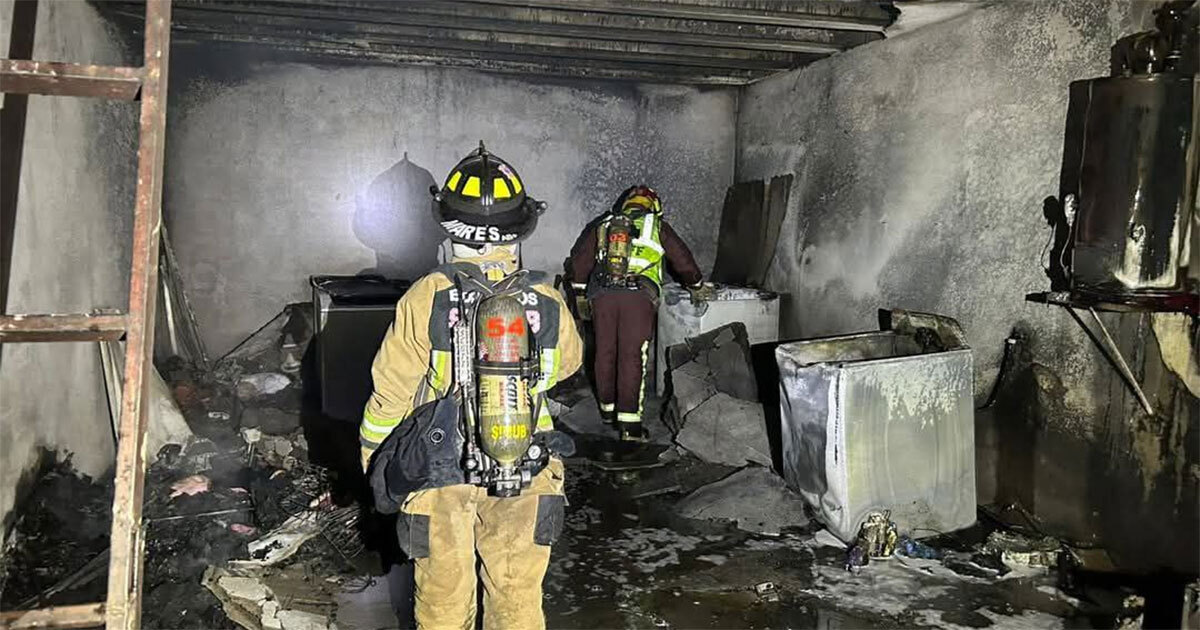 Incendio consume casa en la zona sur de Guanajuato capital 