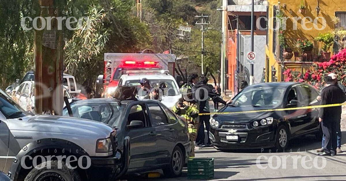 Mujer muere en choque tras perder frenos en Camino Rotario de Guanajuato 