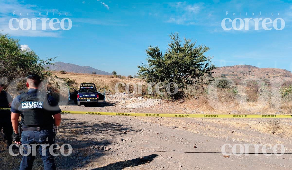 Encuentran a mujer asesinada en camino de Valle de Santiago; hombre escapa a la muerte