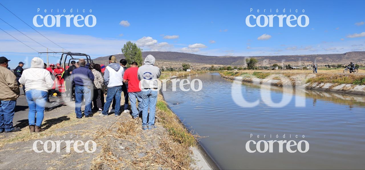 Hallan cuerpo de motociclista que cayó al canal Antonio Coria en Salamanca