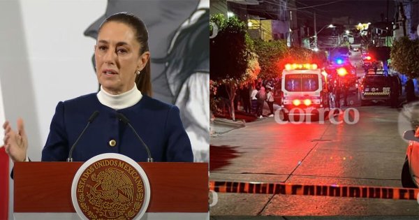 Sheinbaum critica violencia: 2 de cada 10 homicidios ocurren en Guanajuato