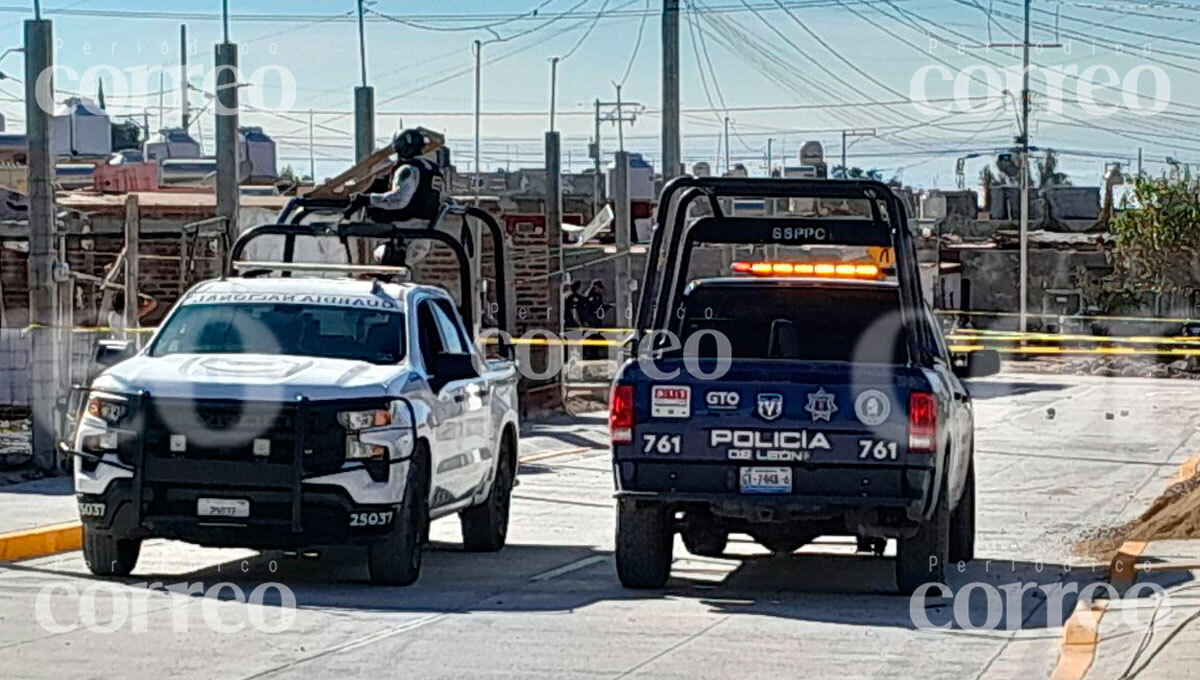 Balean a dos hombres en El Recuerdo de León; dejan uno muerto y otro herido