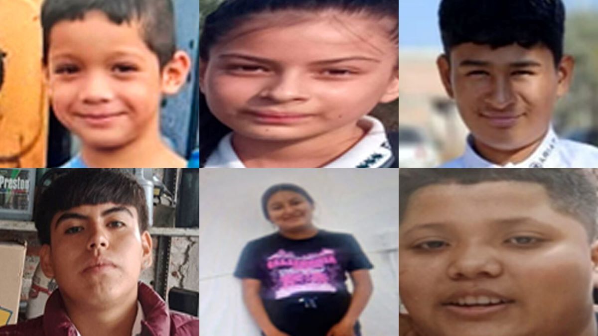 Buscan a Kilian, Brittany, Ernesto, Jonathan, María y Miguel, menores desaparecidos en Guanajuato