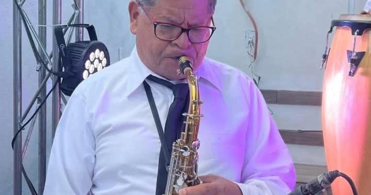 Dan el último adiós a Cecilio Cortés, reconocido profesor y saxofonista de San Felipe