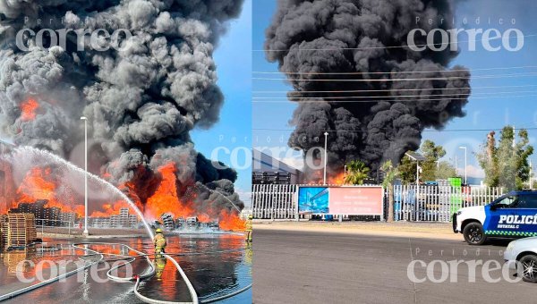 Se incendia fábrica Röchling en Puerto Interior Guanajuato