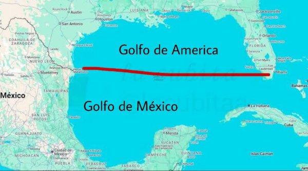 Estados Unidos cambia oficialmente el nombre del Golfo de México a Golfo de América