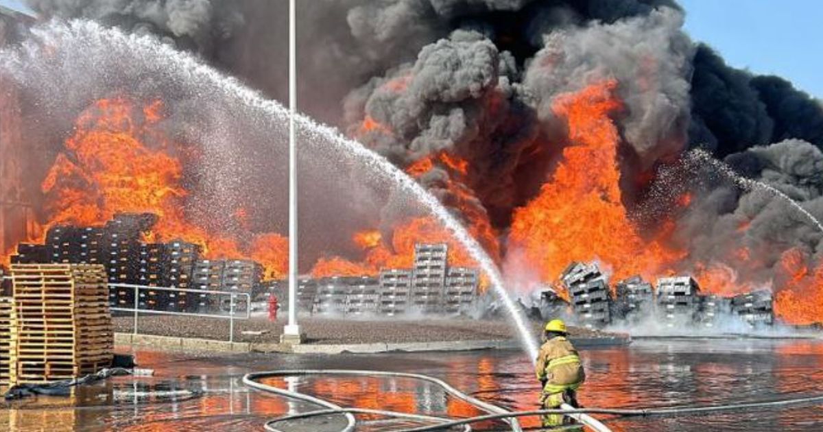 Incendio en planta de Röchling Automotive en Silao fue causado por la quema de un pastizal