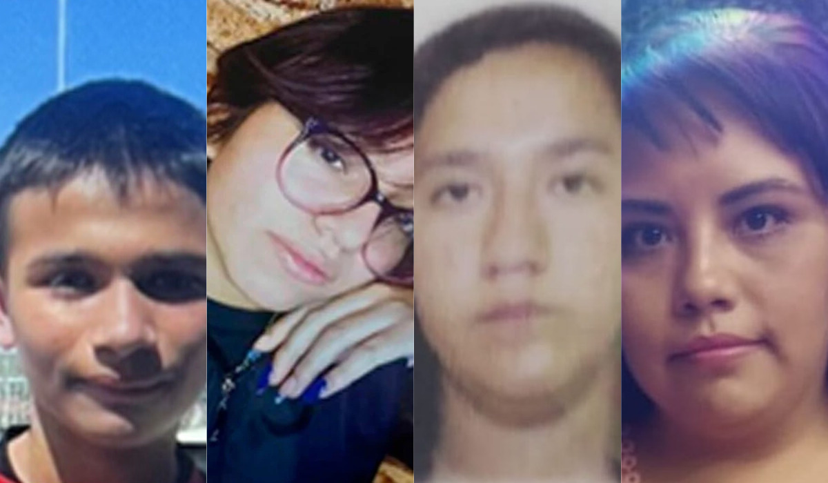 Buscan a Iker, Lucero, Teresita de Jesús y Martha Lilia; dos menores y dos mujeres desaparecidos en Guanajuato