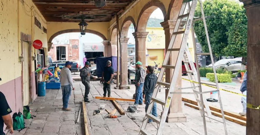 ¿En peligro portal Miguel Hidalgo de Huanímaro? autoridades esperan permiso del INAH para intervenir