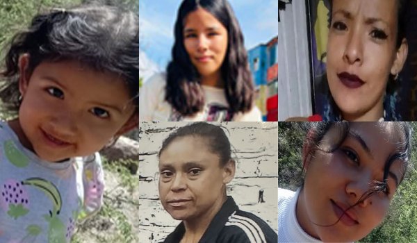 Buscan a Ángeles, Gabriela, Lourdes, Candelaria y Berenice desaparecidas en Guanajuato; dos son niñas